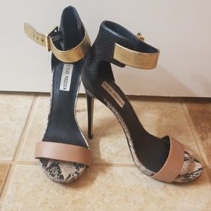 Steve Madden ankle strap heels